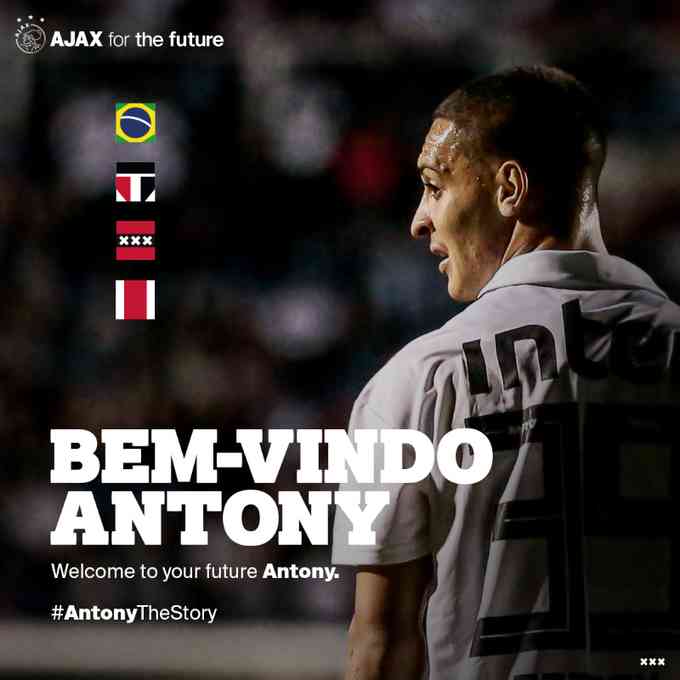 Anunciado pelo Ajax, Antony promete 'dar a vida em campo' pelo So Paulo